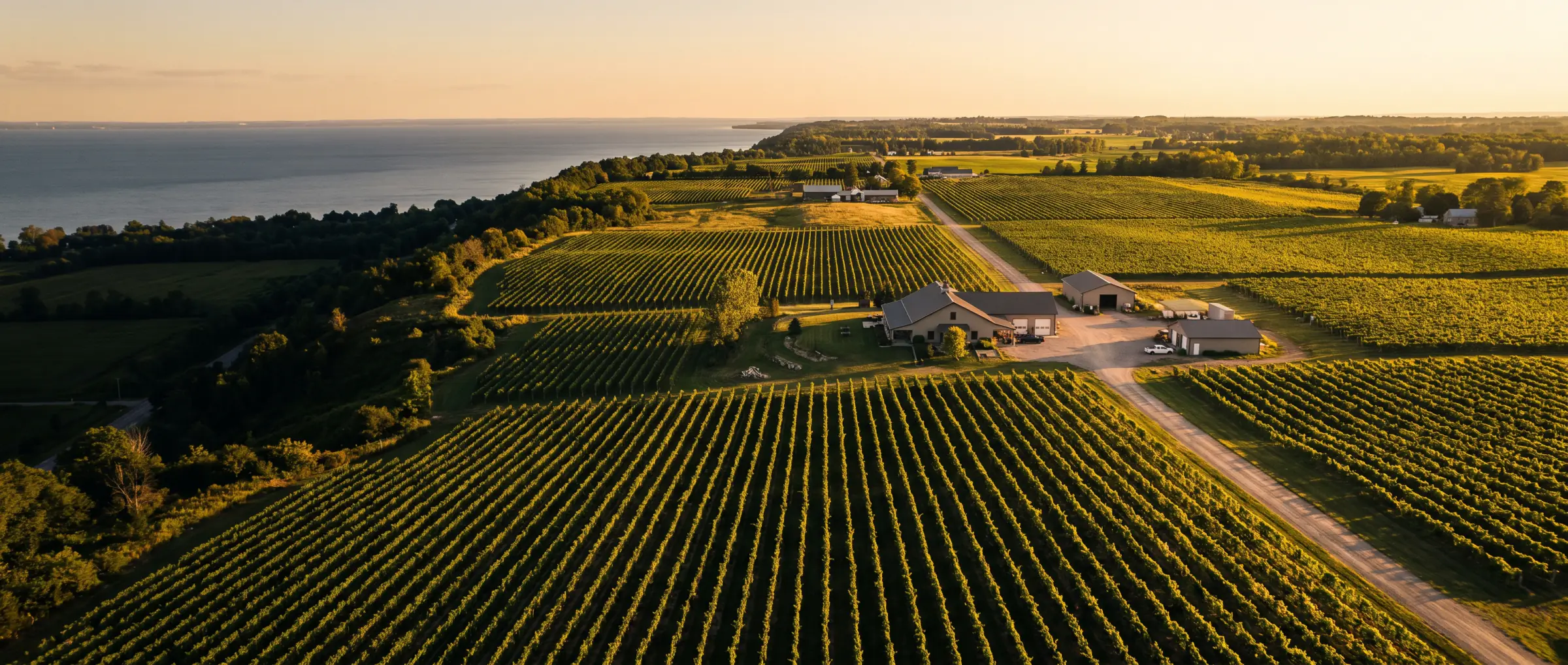 Christian-Owned Businesses in Beamsville, ON: vineyards on the Niagara Escarpment bench