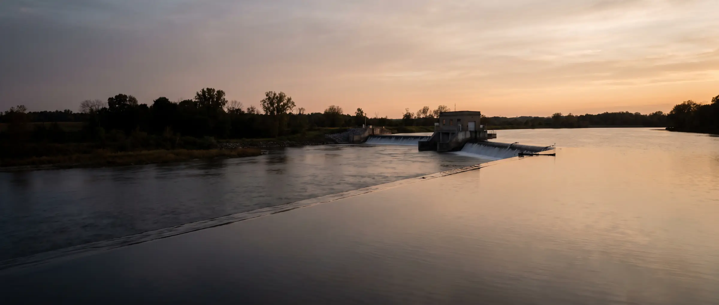 Christian-Owned Businesses in Dunnville, ON: the Grand River at the old Dunnville dam
