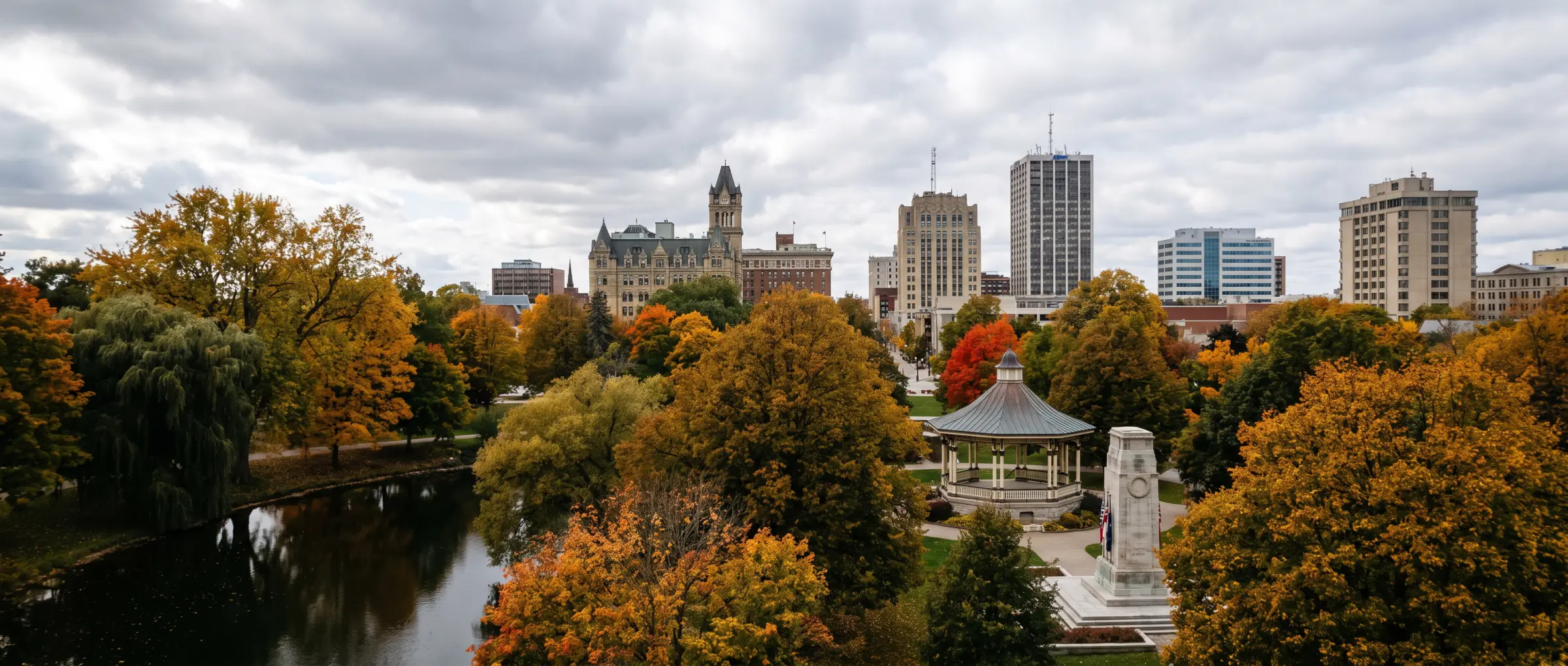 Christian-Owned Businesses in London, ON: Victoria Park and the downtown skyline