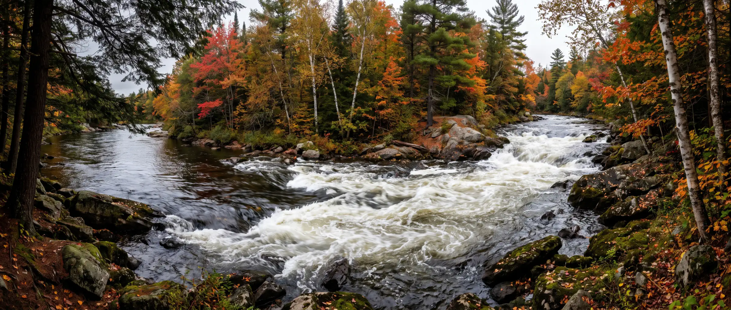 Christian-Owned Businesses in Minden, ON: the Gull River rapids in the Haliburton Highlands
